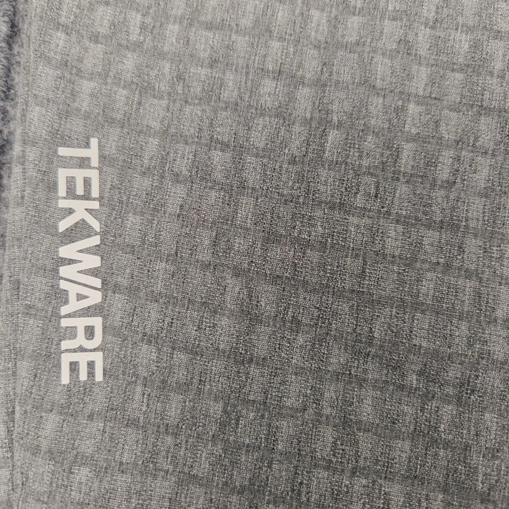 The North Face Tekware Grid Fleece Pants Mens‎ XL Grey Textured Hiking Trousers